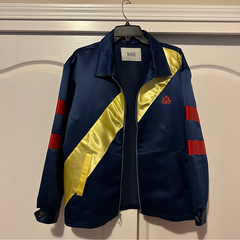 BODE Essex Satin Stadium Jacket sz L/XL